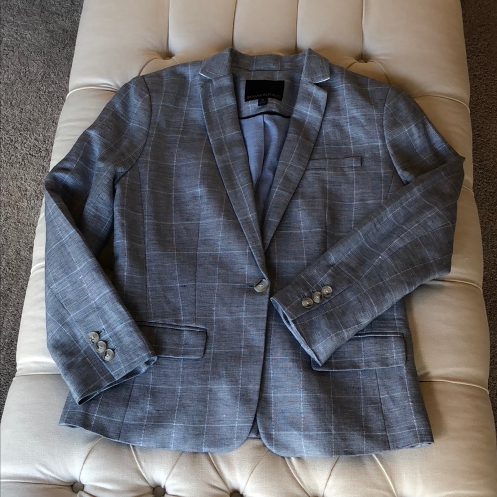 Banana Republic Chambray Blazer